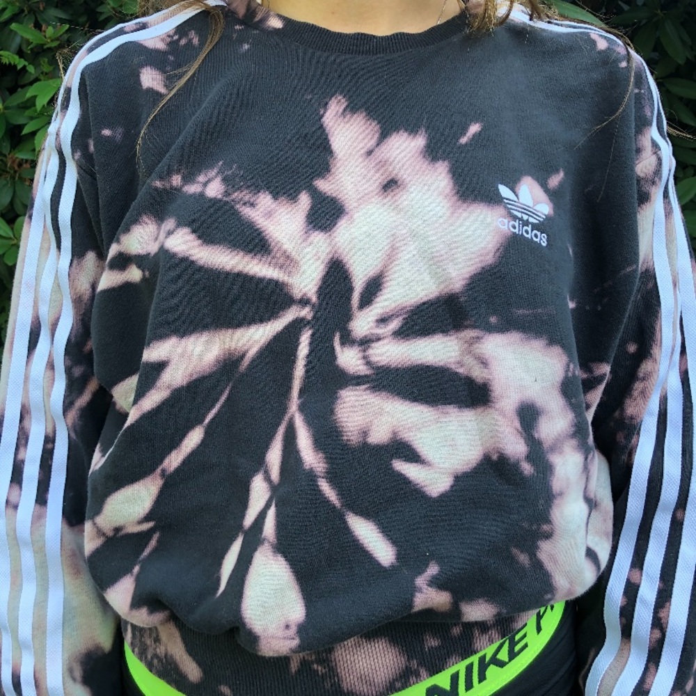 Adidas Bleach dyed